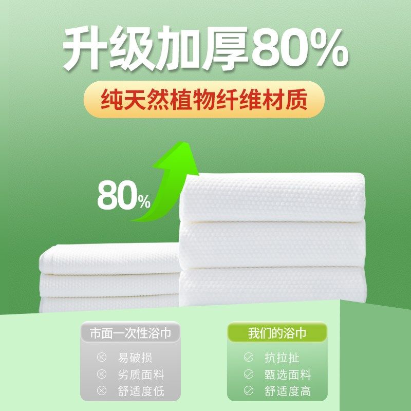 一次性浴巾旅行单独包装毛巾洗澡巾加厚加大酒店用品出行便携吸水,淘宝优惠券,粉丝福利购,淘宝优惠卷