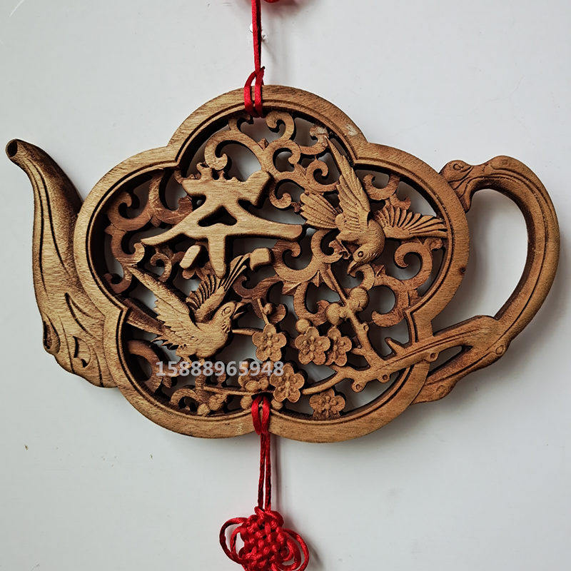 新款中式东阳木雕挂件香樟实木扇形圆形仿古雕刻工艺品背景墙壁挂,淘宝优惠券,粉丝福利购,淘宝优惠卷