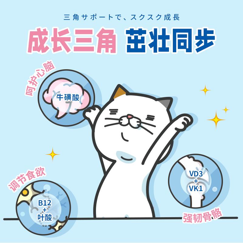 DHC宠物猫用维生素牛磺酸粉防掉毛视力心肌保健化毛复合维生素b,淘宝优惠券,粉丝福利购,淘宝优惠卷