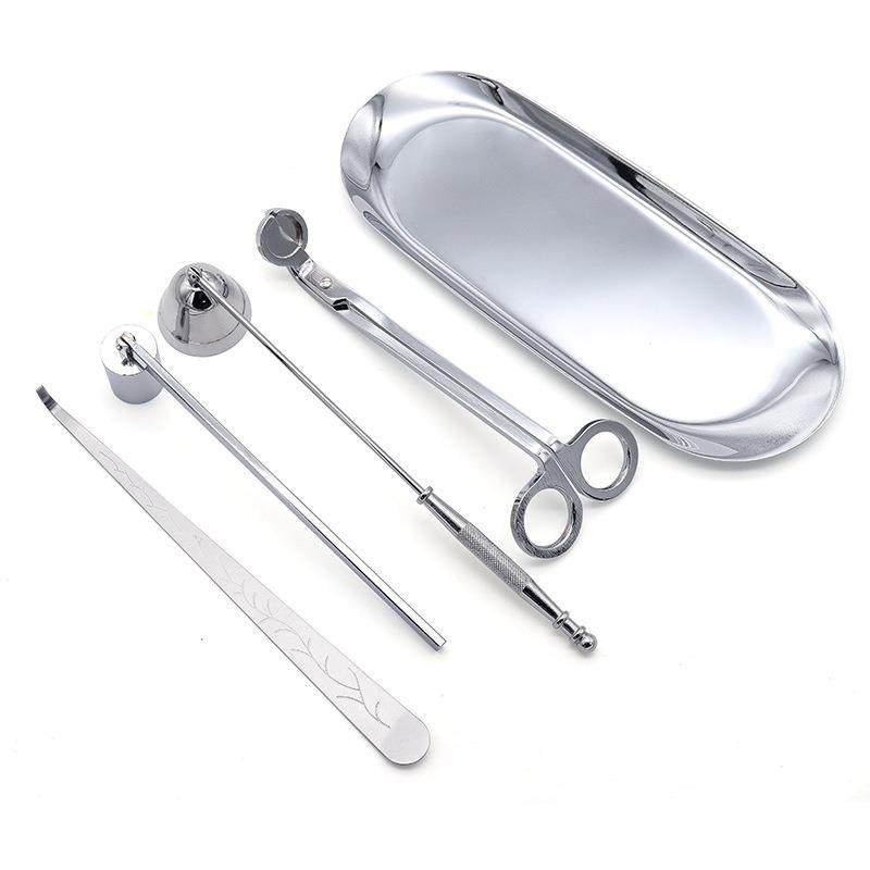 镀洛灭烛套装烛芯剪罩钩五件套件香薰灭烛器蜡烛工具摆件钩剪,淘宝优惠券,粉丝福利购,淘宝优惠卷