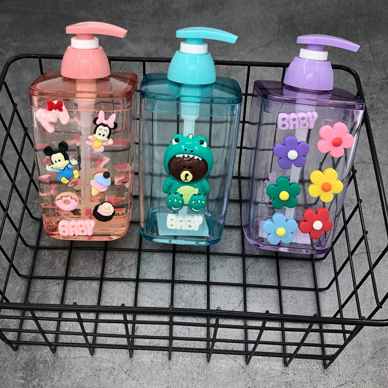 创意卡通按压瓶可爱大容量分装空瓶子洗面奶洗发液洗手液皂液瓶器,淘宝优惠券,粉丝福利购,淘宝优惠卷