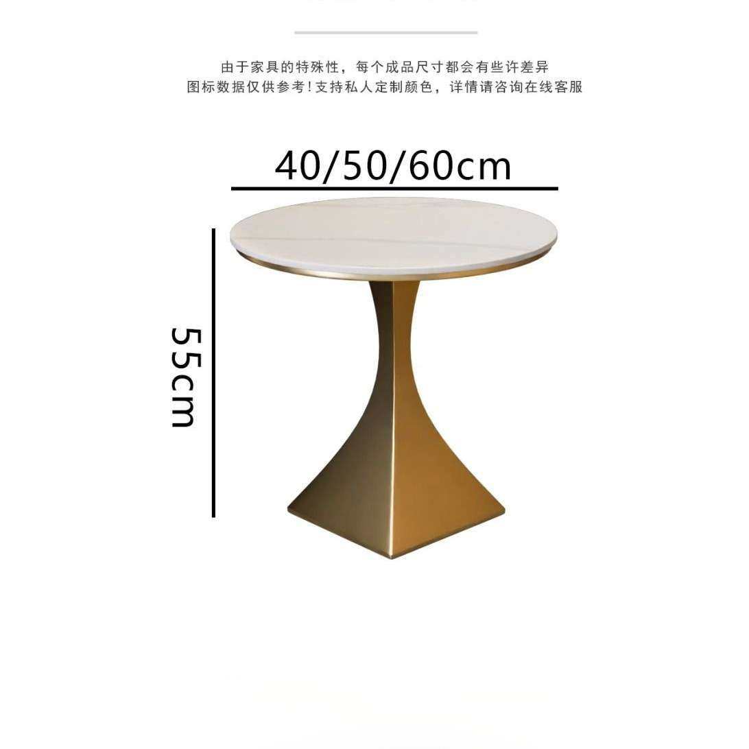 轻奢岩板边几小茶几客厅沙发边桌角几阳台休闲洽谈接待小圆桌茶几,淘宝优惠券,粉丝福利购,淘宝优惠卷