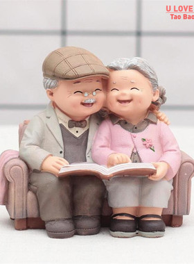 Grandparents Model Ornament Creative Sweety Lovers Couple Or
