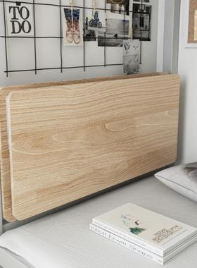 宿舍上铺床边悬空桌简约折叠懒人桌寝室下铺床上用大号电脑桌学生