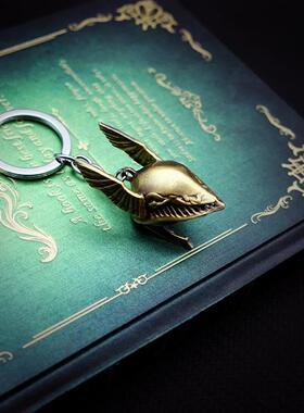 Game Keychain Blade of Miquella Malenia Helmet Key Chain Key