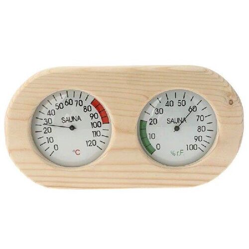 Wooden Sauna Thermometer Hygrometer Temperature Meter Sauna - 图0
