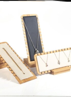 Bamboo Jewelry Display Stand Necklace Display Stand Wooden M