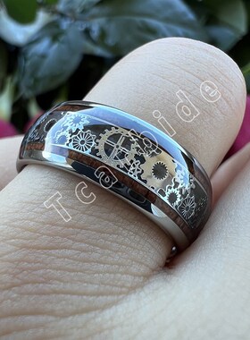 Output Fashion 8MM DualColored Ring 2025 Europe US Style Tai