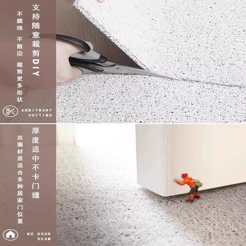 20新款地垫卡通小狗地毯进入户门玄关丝圈家用搞笑创意垫子防滑 - 图3