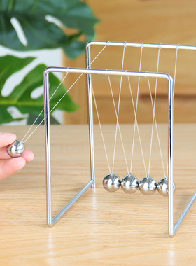 牛顿摆球撞球永动机办公室桌面小摆件创意家居装饰工艺品饰品客厅