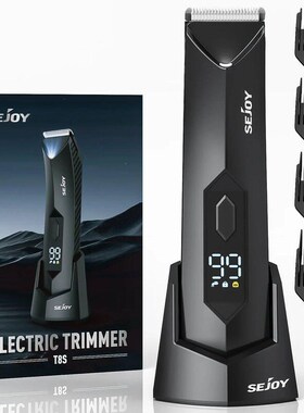 Sejoy T8S Electric Groin Hair Trimmer for Men,Rechargeable B