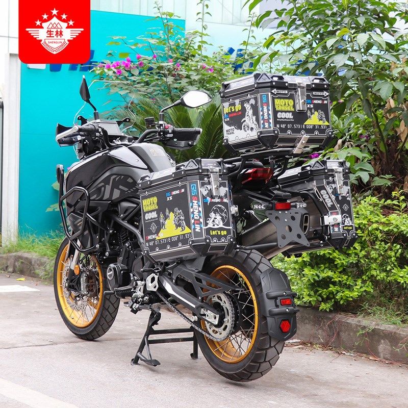 生林铝镁合金三箱适用于贝纳利TRK702/702X专车挡风玻璃边箱架,淘宝优惠券,粉丝福利购,淘宝优惠卷