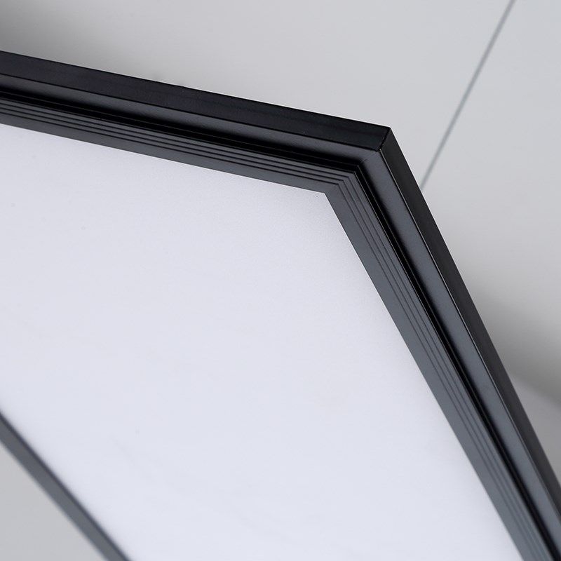 珊芸明装黑色LED平板灯 面板灯led集成吊顶灯办公吊灯具办公室灯,淘宝优惠券,粉丝福利购,淘宝优惠卷