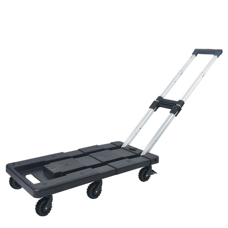 小推车拉货轻便拉杆车折叠小拖车便携手拉车家用平板搬运车手推车,淘宝优惠券,粉丝福利购,淘宝优惠卷