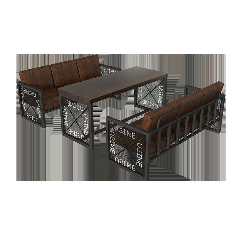 复古工业风铁艺主题餐厅酒吧卡座沙发烧烤清吧咖啡火锅店桌椅组合,淘宝优惠券,粉丝福利购,淘宝优惠卷