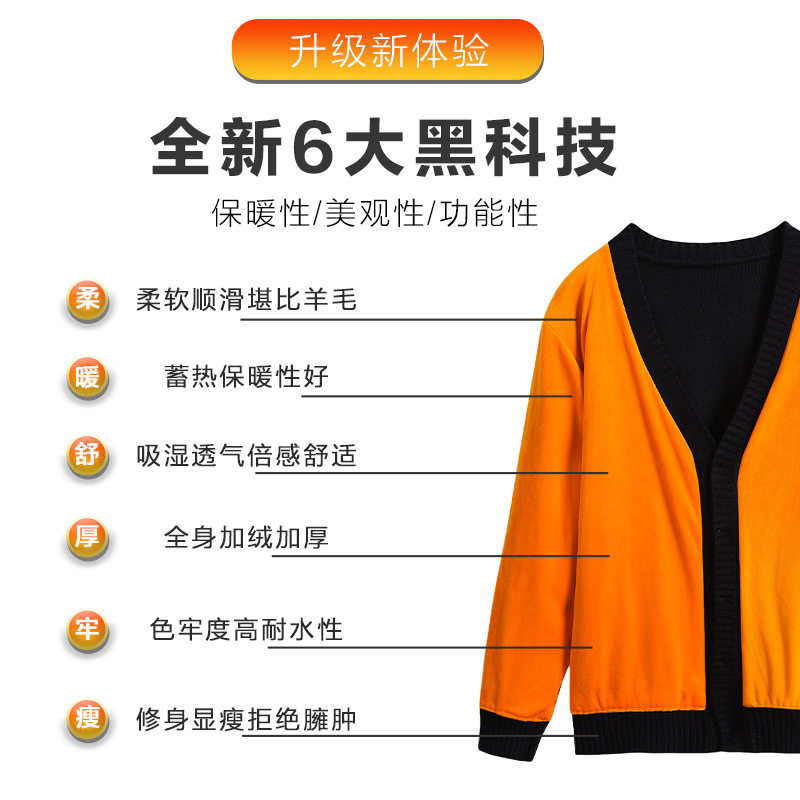 护士毛衣女外套开衫加绒加厚秋冬季医院医护人员藏蓝色大码针织衫,淘宝优惠券,粉丝福利购,淘宝优惠卷