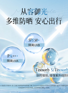 【Heezel禾哲】零感清透隔离防晒乳水感SPF50+保湿防晒霜轻薄水润