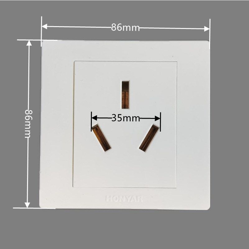 鸿雁32安插座插头三孔空调电热水器新能源汽车充电桩专用面板8,淘宝优惠券,粉丝福利购,淘宝优惠卷