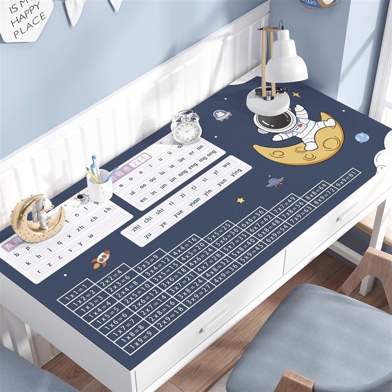 学生卡通书桌垫环保护眼儿童写字专用课桌垫防水免洗写字台书桌布,淘宝优惠券,粉丝福利购,淘宝优惠卷