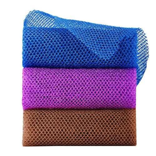 3Pcs African Bath Sponge Exfoliator African Net Sponges - 图1