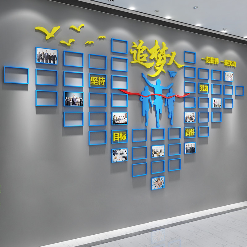 企业文化照片墙贴优秀员工风采荣誉展示墙办公室装饰团队形象公司,淘宝优惠券,粉丝福利购,淘宝优惠卷