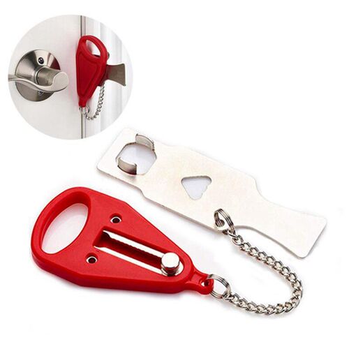 Portable Hotel Door Lock Locks Self-Defense Door Stop Travel - 图1