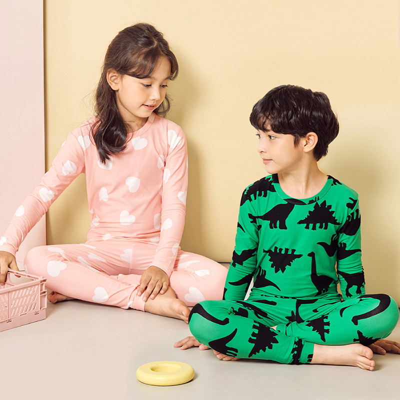 韩国儿童秋衣薄款秋冬保暖男童内衣套装女童衬衣棉毛衫宝宝家居服,淘宝优惠券,粉丝福利购,淘宝优惠卷