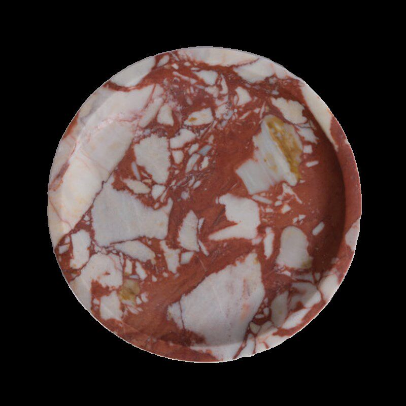 大理石三脚造型托盘样板间家用氛围感摆件大理石烛台香薰台果盘装,淘宝优惠券,粉丝福利购,淘宝优惠卷