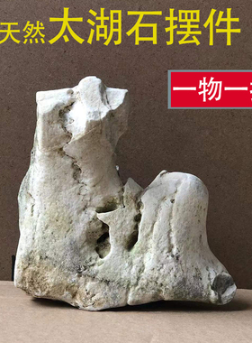 太湖石天然原石奇石鱼缸摆件假山石头景观石盆景园林灵璧石观赏石