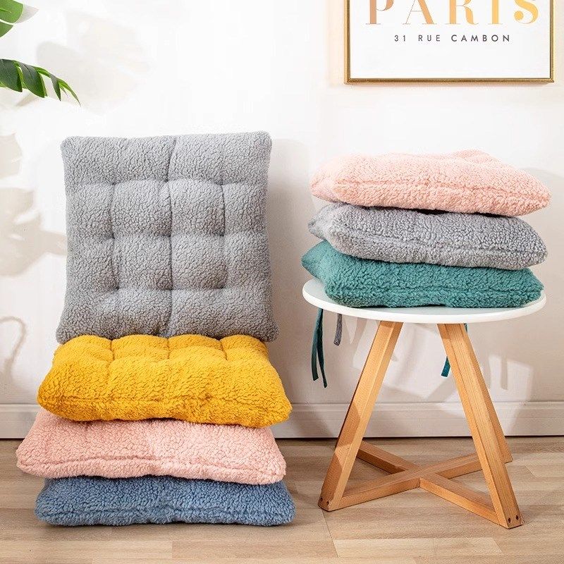 羊羔绒坐垫冬季加厚毛绒椅子垫办公室久坐屁股垫家用学生座垫,淘宝优惠券,粉丝福利购,淘宝优惠卷