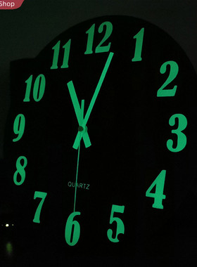 12 Inch Luminous Wall Clock Silent for Kitchen Living Room D