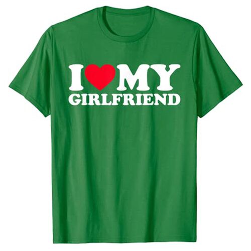 I Love My Girlfriend Shirt I Heart My-Girlfriend Shirt GF T- - 图3