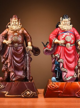 铜掌柜 钟馗摆件 黄铜钟馗天师伏魔铜像天官赐福家居装饰工艺礼品