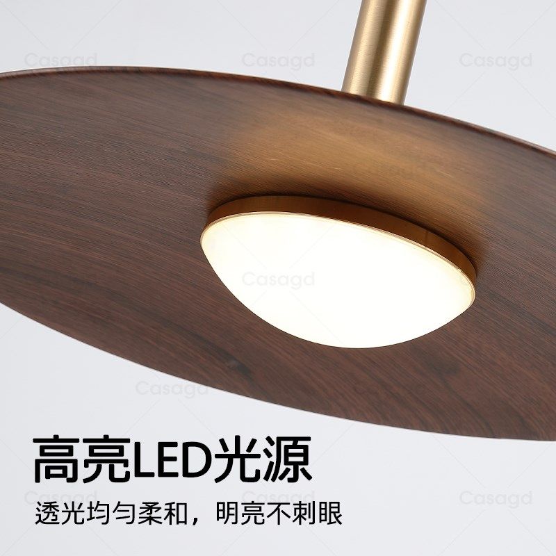 复古吊灯可移位餐厅灯实木中古原木风民宿飞碟吧台摇臂餐桌灯casa,淘宝优惠券,粉丝福利购,淘宝优惠卷