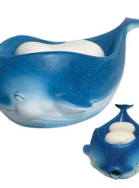 Whale Soap Dish Easy-to-clean Soap Tray Whale-shaped