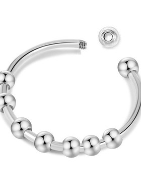 Rotate Freely Anti Sress Anxiety Ring Women Adjustable Stain