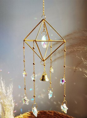 Crystal Wind Chimes Dream Catcher Stained Glass Sun Catcher