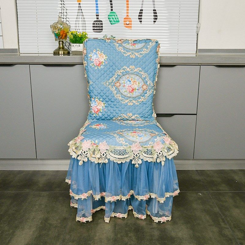 高档中式椅椅垫装花卉蓝色定制餐椅垫灰色餐桌椅子罩,淘宝优惠券,粉丝福利购,淘宝优惠卷