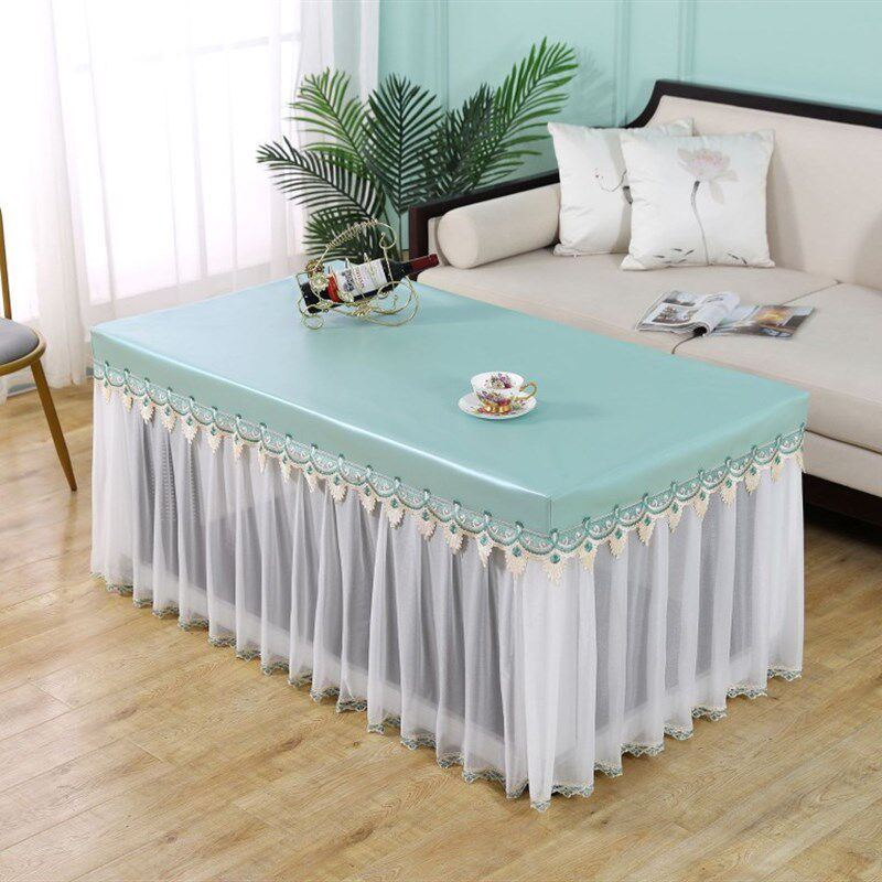 全包茶几桌布防尘罩欧式布艺家用垂纱油腊皮餐电烤火桌防水油防烫,淘宝优惠券,粉丝福利购,淘宝优惠卷