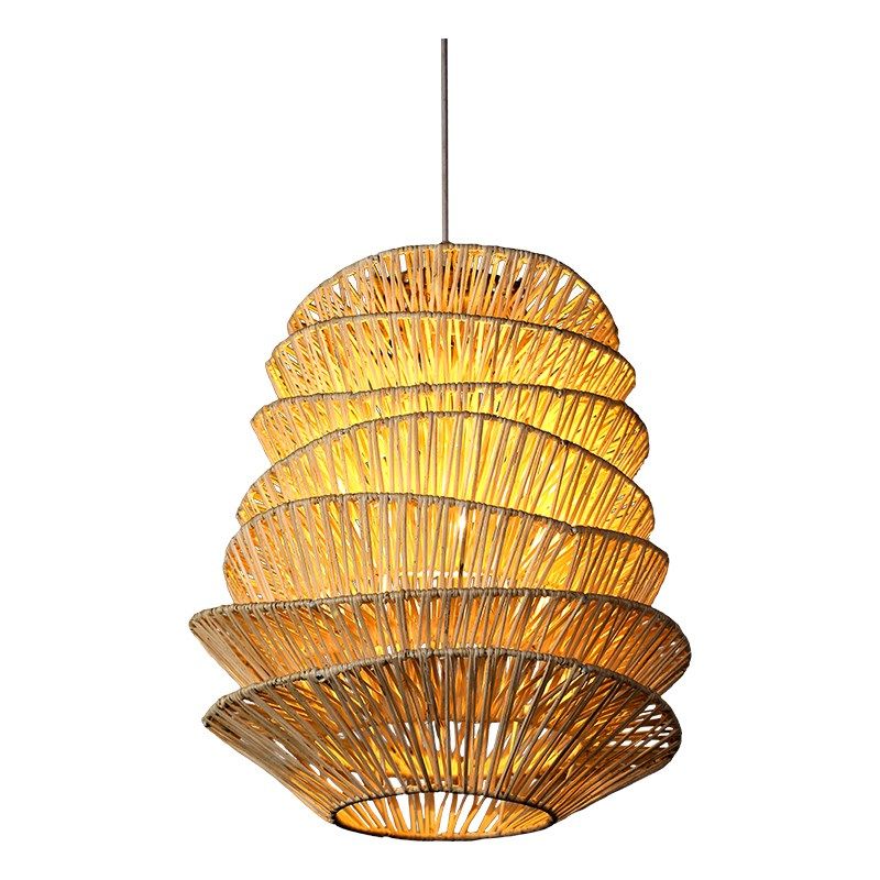 异丽侘寂风复古吊灯创意个性藤编餐桌客厅灯酒店客栈名宿藤艺灯饰,淘宝优惠券,粉丝福利购,淘宝优惠卷