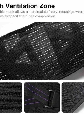 Back Brace with 4 Support Stays for Lower Back Pain - Breath
