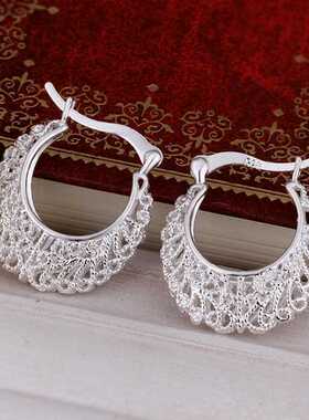 Simple Stainless Silver Plated Fashion Style Openwork