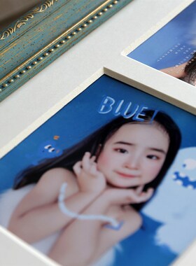 四九宫格相框定制挂墙宝宝儿童洗照片做成摆台正方形多张组合婚纱