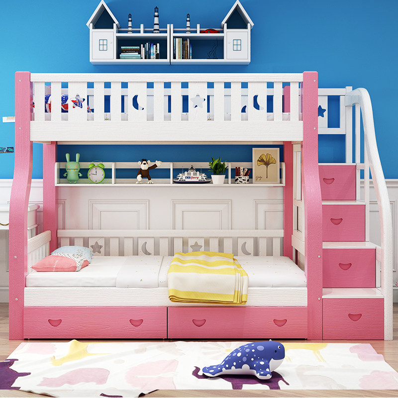 全实木上下床双层床两层母子上下铺木床大人家用子母床成年高低床,淘宝优惠券,粉丝福利购,淘宝优惠卷