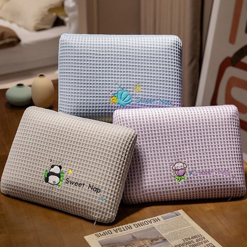 夏季冰丝枕头办公室午睡枕头学生教室午睡枕午休枕少儿桌上趴睡枕,淘宝优惠券,粉丝福利购,淘宝优惠卷