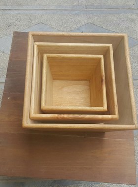 香樟木米斗招财升老式摆件四方斗中式仿古日进斗金实木质升子结婚