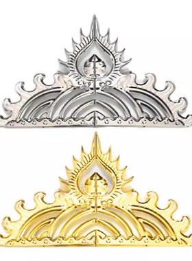 金大龙冲压长花系列不锈钢大门装饰配件 庭院大门装饰花3136