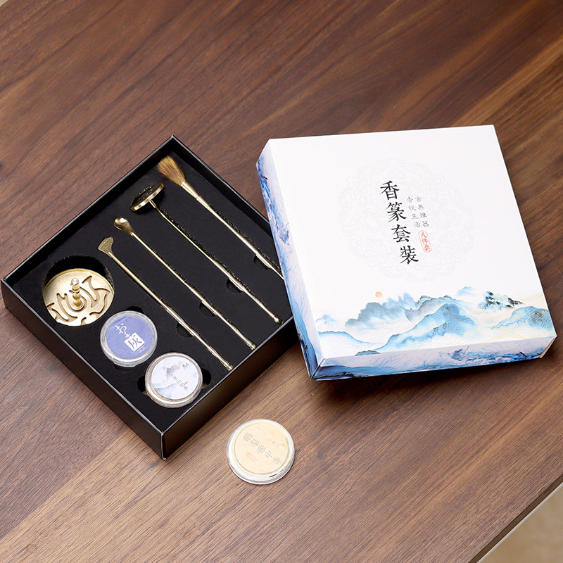 香篆香印黄铜香道工具套装打拓香灰香勺香扫香匙八件套入门香工具,淘宝优惠券,粉丝福利购,淘宝优惠卷