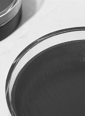 黑色实木透明亚克力首饰盒收纳盘卧室梳妆台桌面软装饰品摆件简约