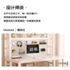 Perforated board vertical storage rack multi-functional home display rack movable floor display rack customization